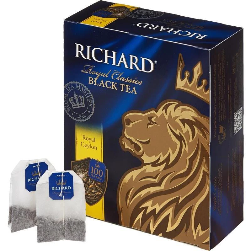 Чай Richard Royal Ceylon черный сашет 2гx100пак 61066