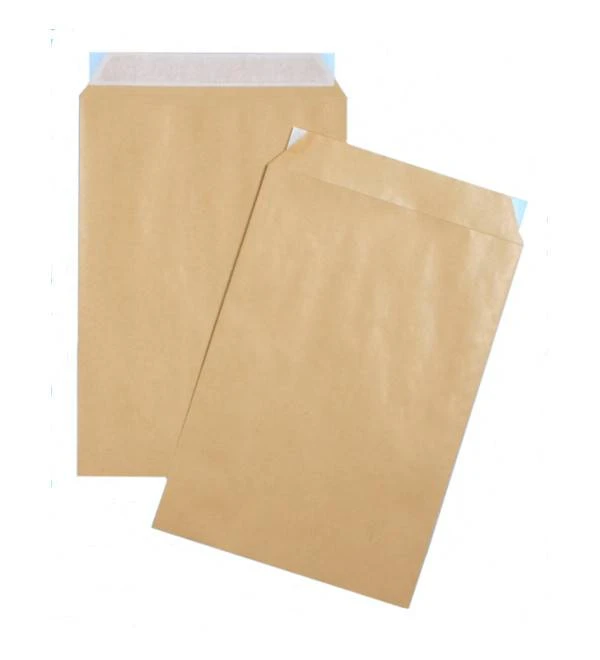 Пакет почт. крафт С4 229х324 мм стрип чистый 90 г/м2 корич. плоск.: 161150 штр.: