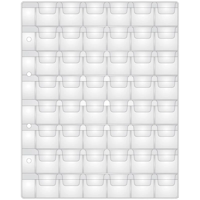 Лист для альбома "Optima" на 48 монет 28*28: 215474