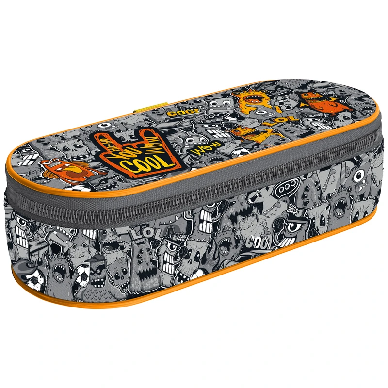 Пенал корпусный 1 отделение, 210*85*50мм, Berlingo "Monster family",