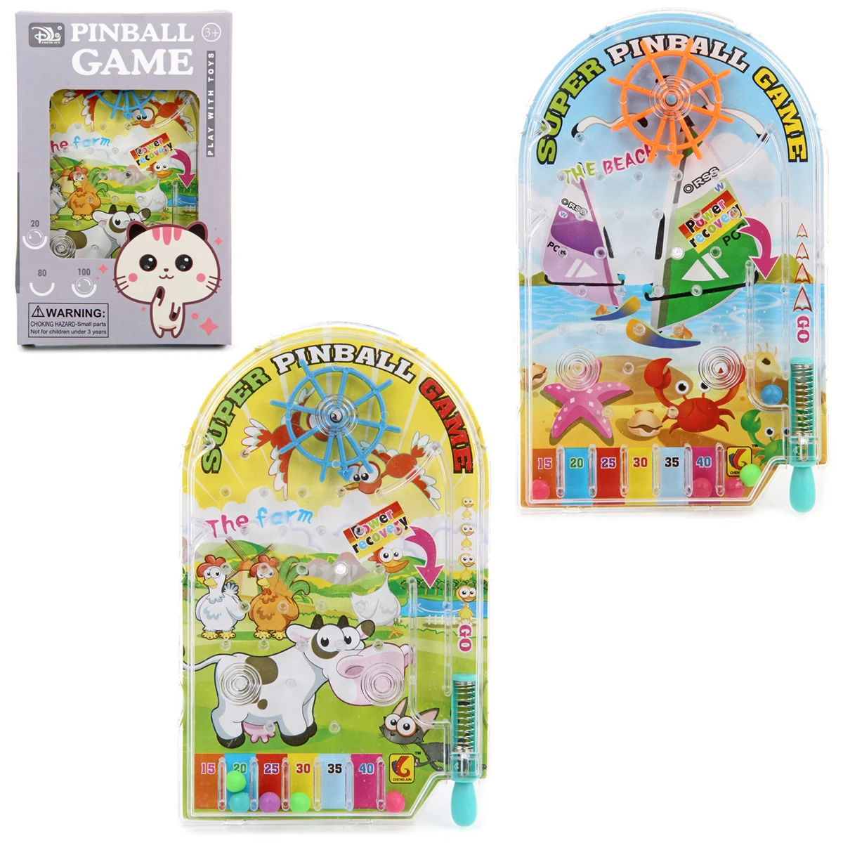 Игра Пинбол, 16,2х10.2х1,5, коробка