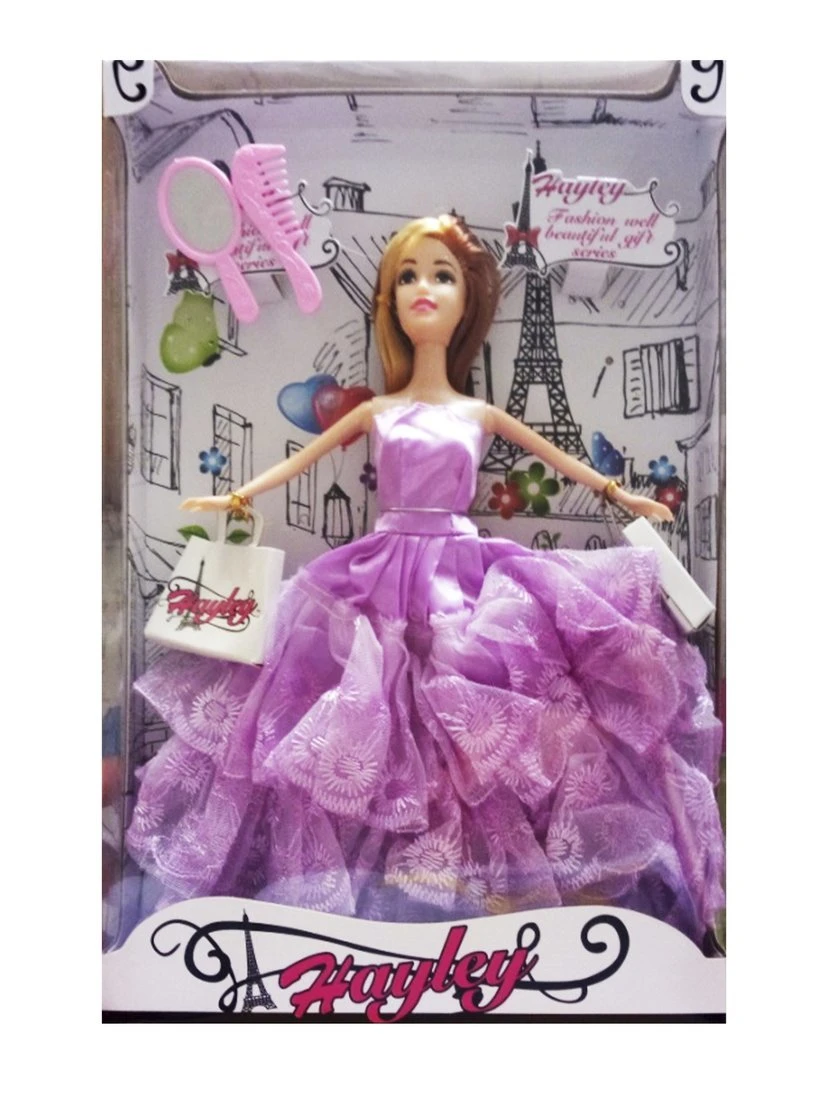 Игровой набор "Красотка", в комплекте: кукла 29см, 2 предмета, в