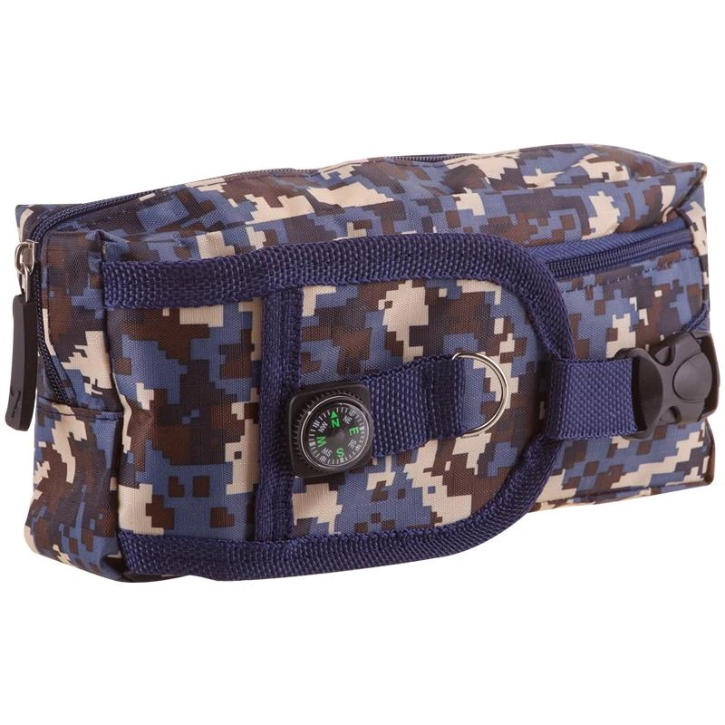 Пенал мягкий 200*95*40 ArtSpace "Камуфляж", синий, полиэстер