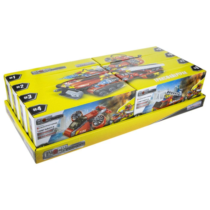 1TOY Blockformers Connector конструктор "Трансфайертрак" 8 штук