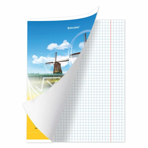 Тетрадь предметная "ЯРКАЯ", 36 л., обложка мелованная бумага, АЛГЕБРА,