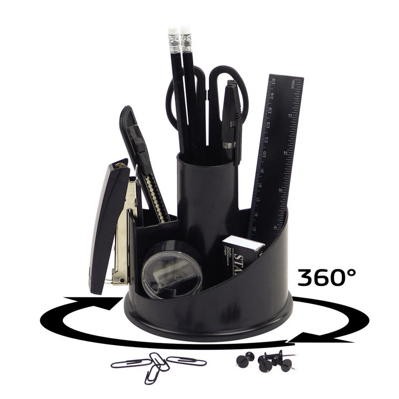 Набор настольный ATTACHE JC806 черный штр. 4690432008789, 6939540587655, Набор настольный ATTACHE JC806 черный штр. 4690432008789, 6939540587655,