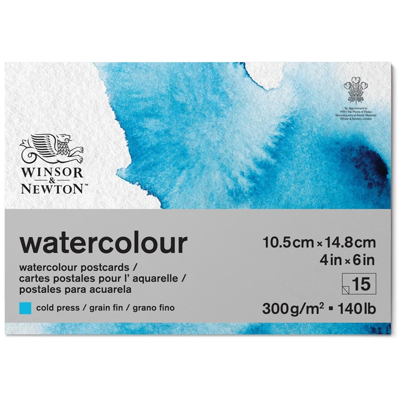 Альбом-склейка для акварели 15л., А6, Winsor&Newton "Watercolour