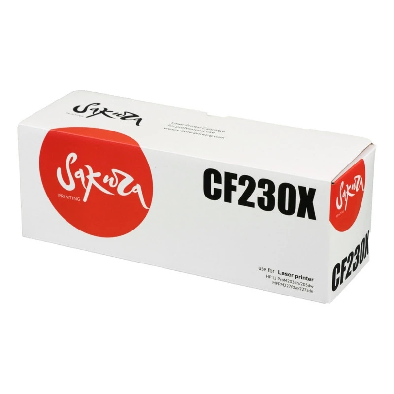 Картридж лазерный SAKURA 30X CF230X черный, повышенной емкости для HP LJ