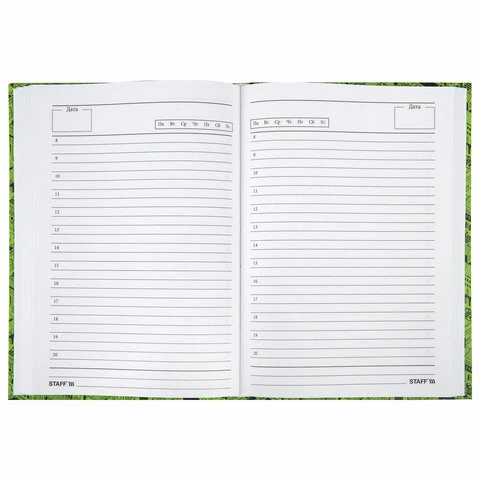 Ежедневник недатированный А5 (145х215 мм), ламинированная обложка, 128 л.,