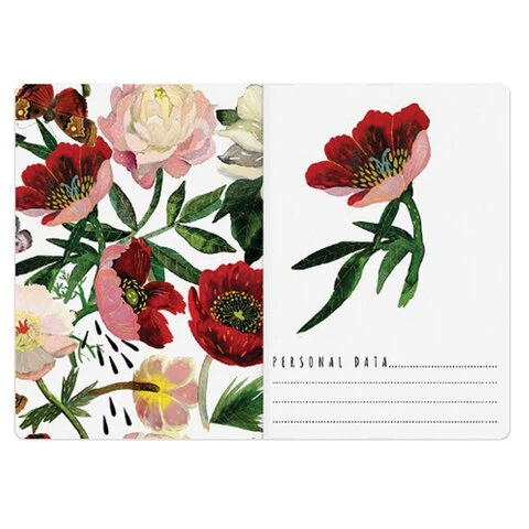 Тетрадь ЕВРО А5 40 л. BRUNO VISCONTI сшивка, клетка, Soft Touch, фольга, бежевая