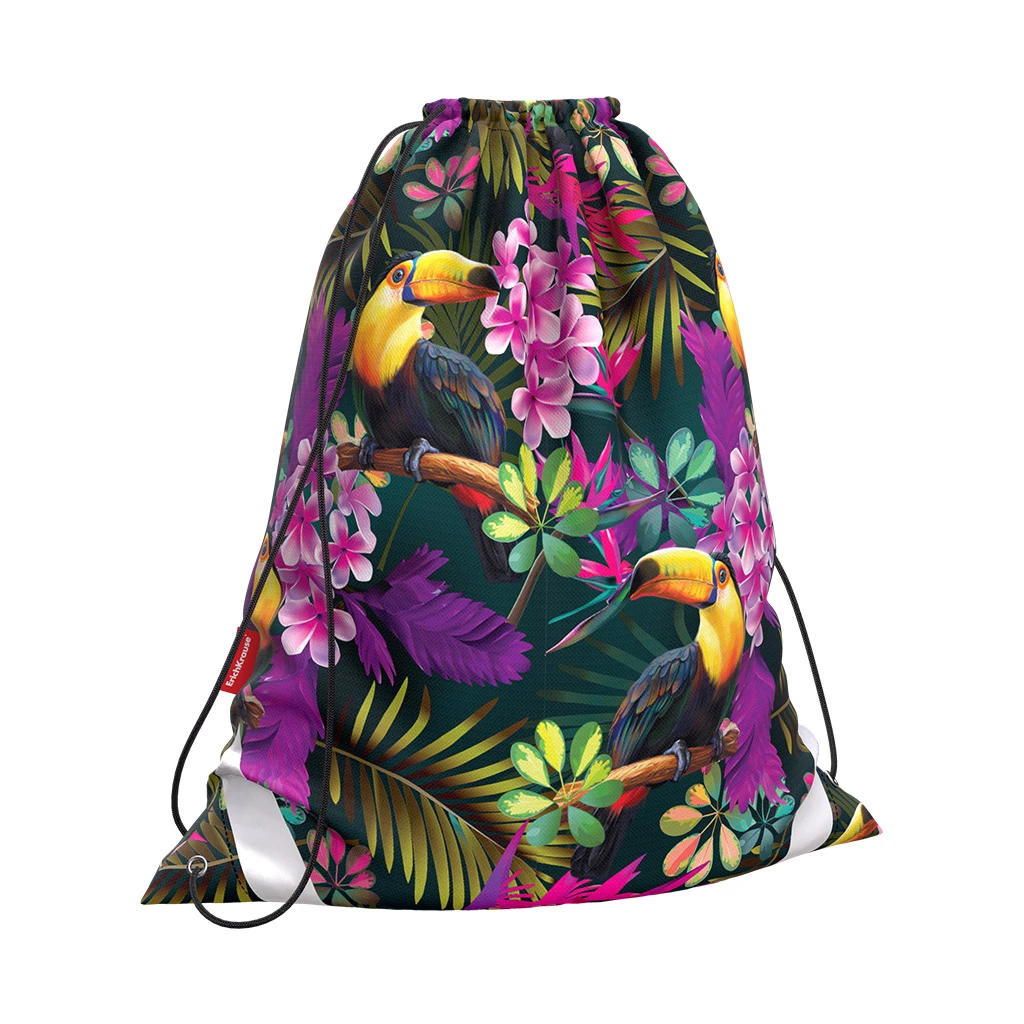 Мешок для обуви Erich Krause 365x440мм Tropics