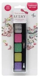 Гель-тени для век с блёстками пастельные цвета: сиреневый, лимонный, мятный, Гель-тени для век с блёстками пастельные цвета: сиреневый, лимонный, мятный,