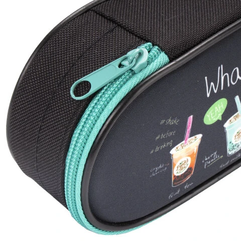 Пенал-футляр BRAUBERG, 1 отделение, ткань, 21x9x5 см, Cocktails, 270373 Пенал-футляр BRAUBERG, 1 отделение, ткань, 21x9x5 см, Cocktails, 270373