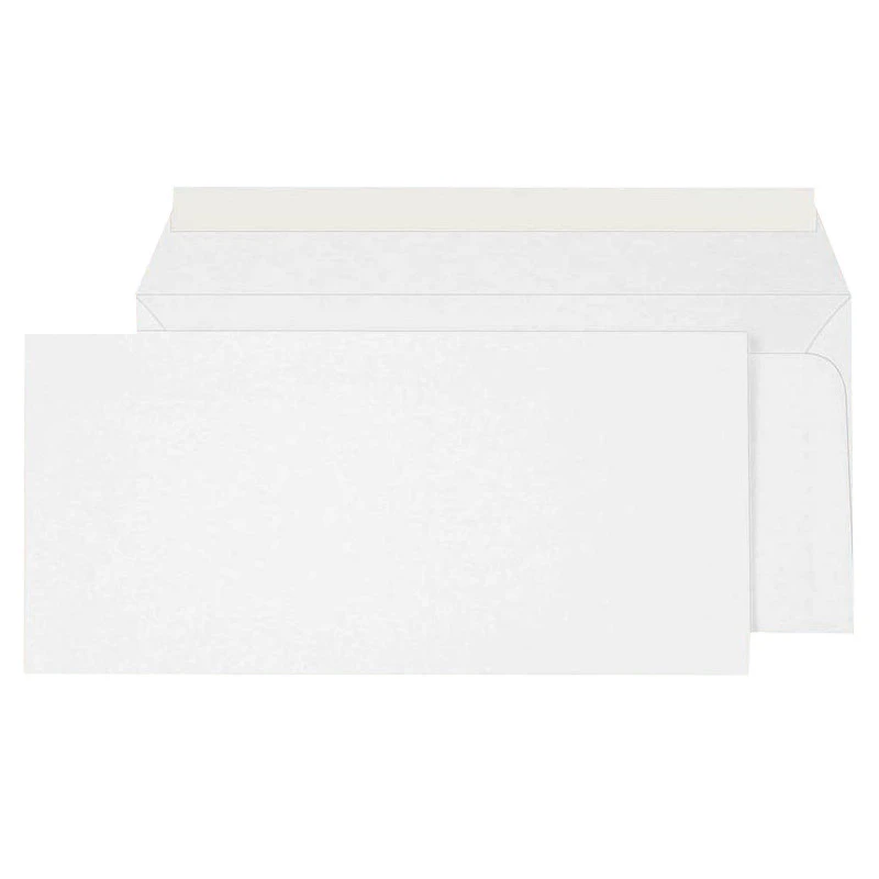 Конверт Ecopost E65 (110x220&nbsp-мм) белый удаляемая лента (1000&nbsp-штук