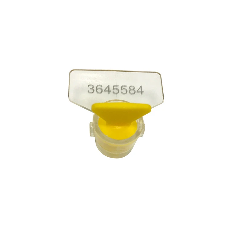 Пломба пластик. роторного типа цвет желтый КПП-3-2030 (ПК91-РХ3) 100 шт./уп