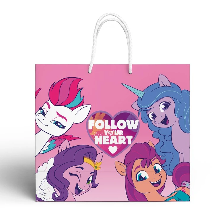 My Little Pony. Пакет подарочный большой - 7 (Follow your heart) 400*300*140 мм