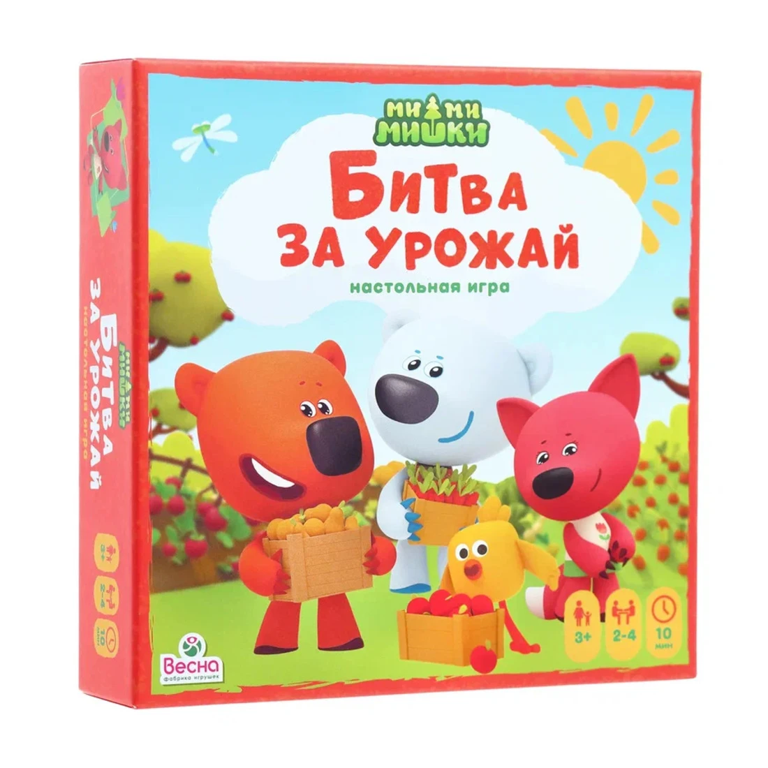 Настольная игра Ми-ми-мишки Битва за урожай купить оптом, цена от 533.53  руб. 4660007016426