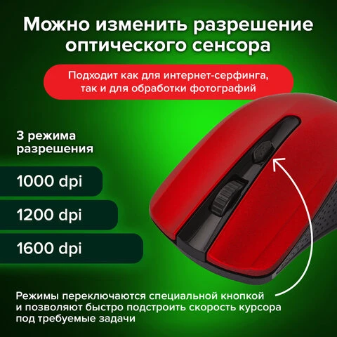 Мышь беспроводная SONNEN V99, USB, 800/1200/1600 dpi, 4 кнопки, оптическая,