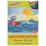 Картон цветной А4 немелованный, 8 листов 8 цветов, в папке, ЮНЛАНДИЯ, 200х290