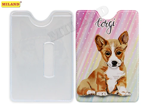 Обложка на проездной Корги ПВХ ОП-4630