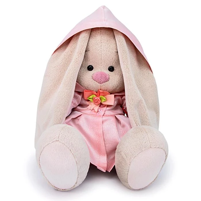 Мягкая игрушка «Зайка Ми в розовом плаще», 18 см