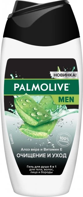 Palmolive гель для душа 250мл. Мужской Очищение и Уход