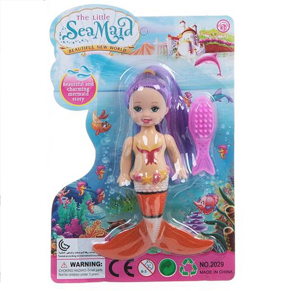 Куколка русалочка CRD 18,5x12см,4 вида,   Д71396