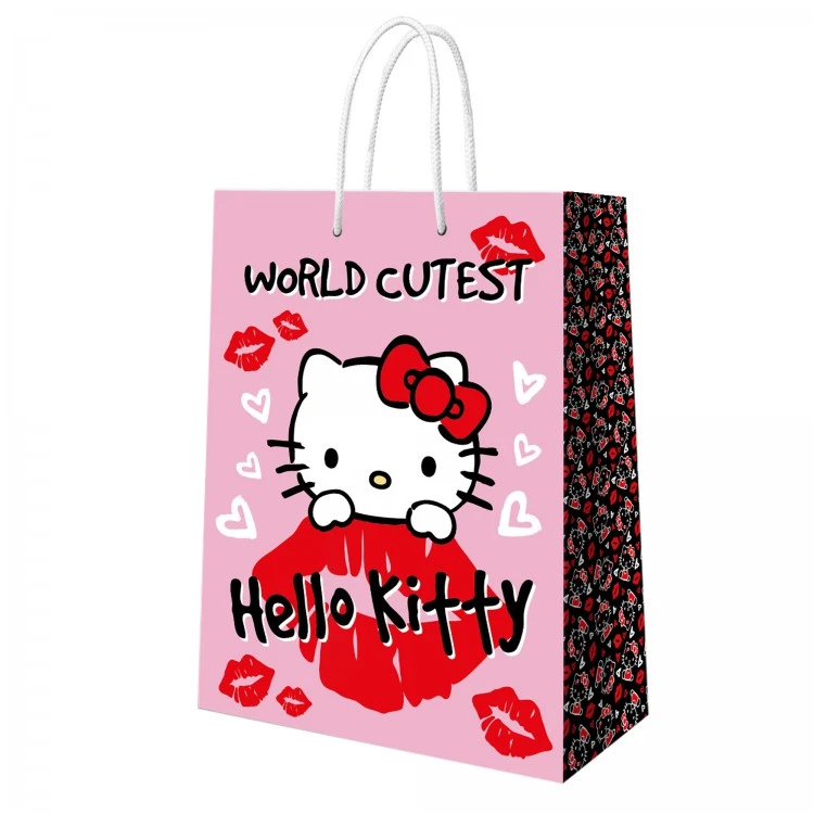 Пакет подарочный Hello Kitty-1, 180*227*100 мм.
