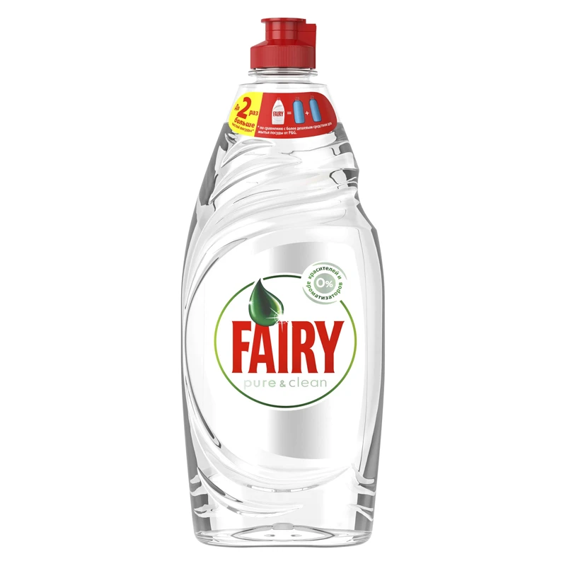 Средство для мытья посуды Fairy "Pure & Clean", 650 мл