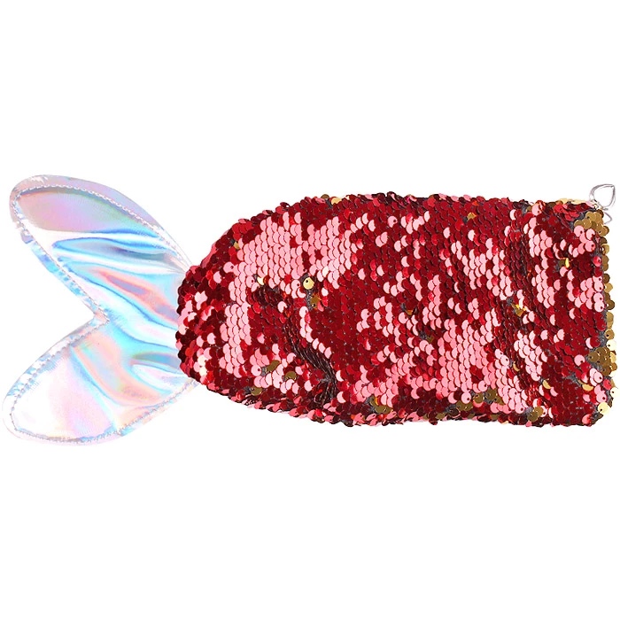 Пенал мягкий тубус "Русалка" пайетки реверсивные ассорти