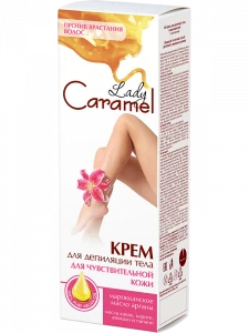 Эльфа Caramel Крем для депиляции ЧУВСТВИТЕЛЬНОЙ КОЖИ, против вростания волос Эльфа Caramel Крем для депиляции ЧУВСТВИТЕЛЬНОЙ КОЖИ, против вростания волос