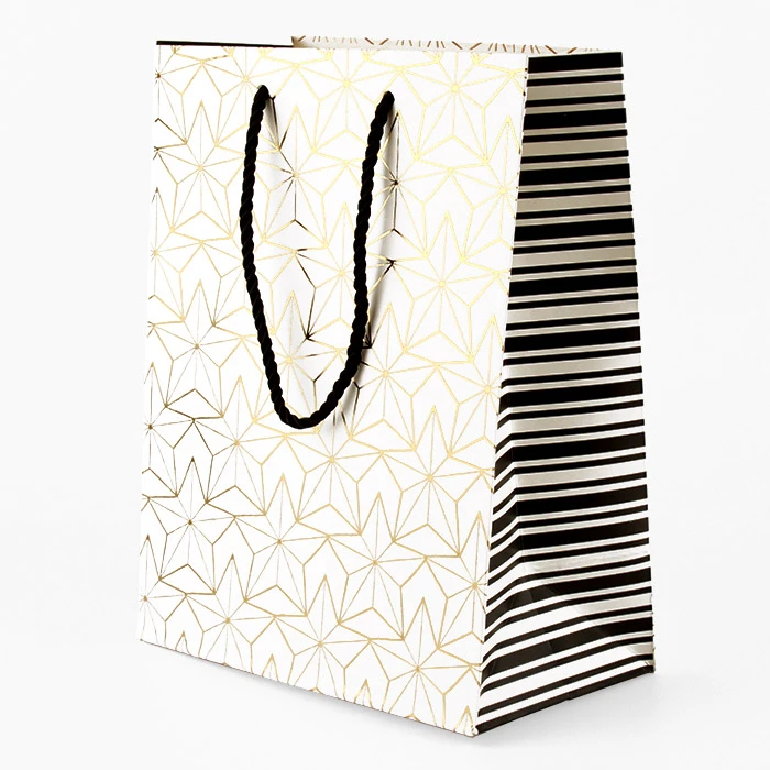Пакет подарочный 23*18*10см "Darvish" узоры