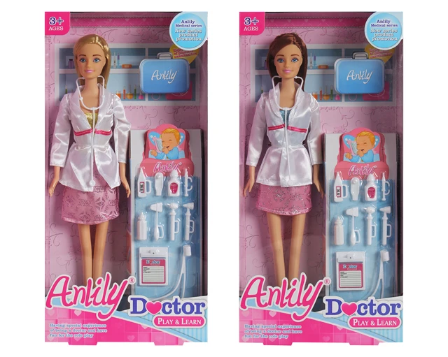 Кукла в наборе (29см) "Доктор" (аксессуары, в коробке) (Арт.