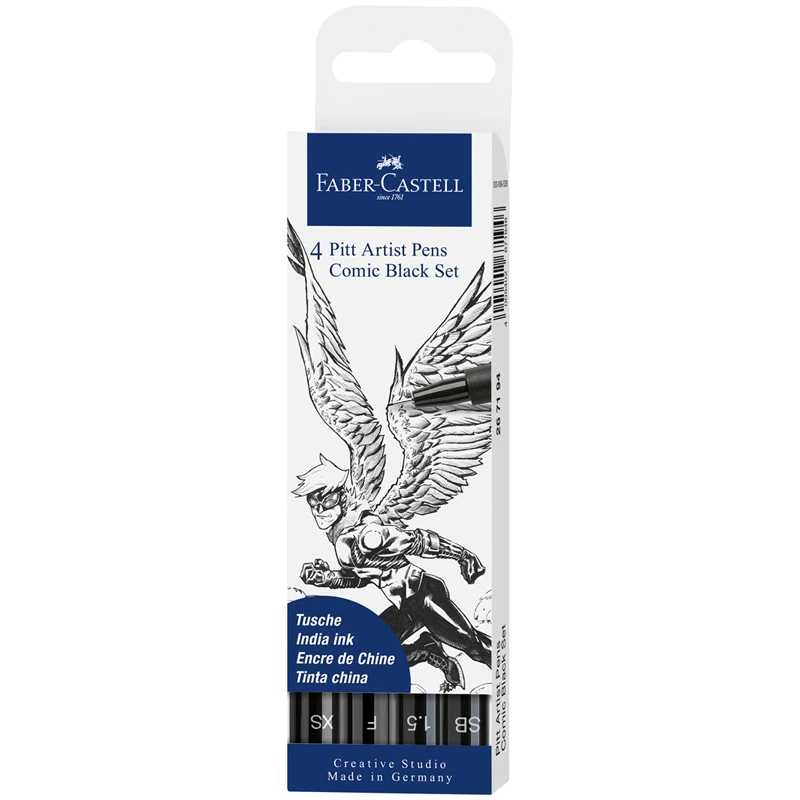 Набор капиллярных ручек Faber-Castell "Pitt Artist Pens Comic",