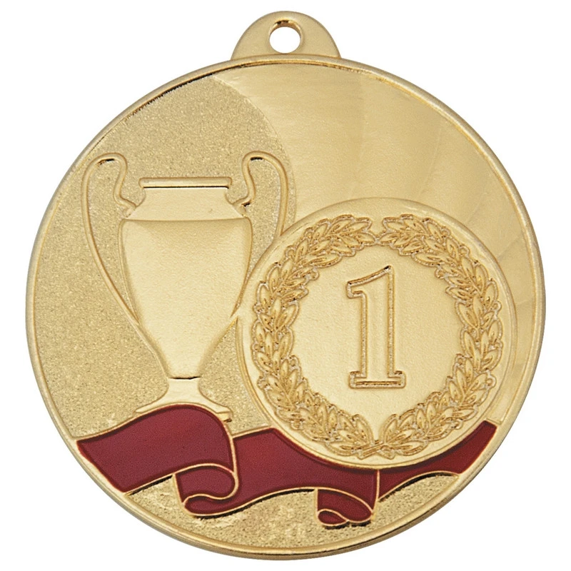 Медаль 1 место 50 мм золото DC#MK281a-G
