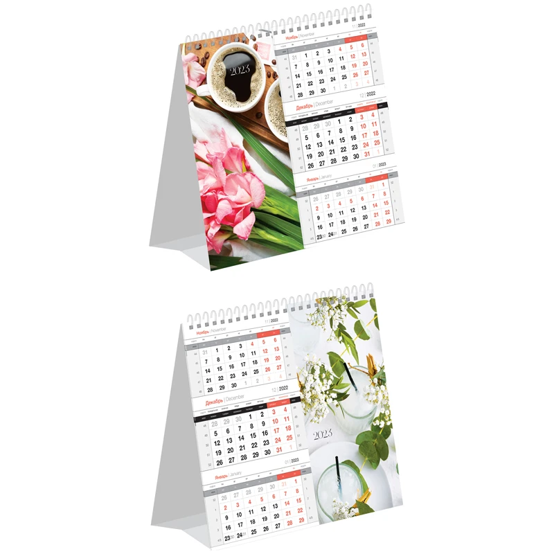 Календарь-домик настольный, OfficeSpace "Mono Premium. Colors of