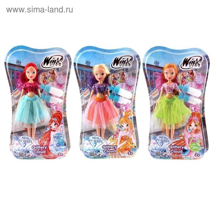 Кукла Winx Club «Мерцающее облако» 3 вида, МИКС