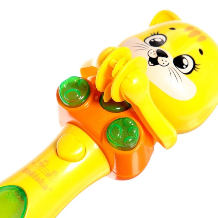 Музыкальная игрушка «Весёлые зверята. Новогодний котёнок», звук, свет