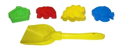 Песочный набор № 13 (лопатка 22 см + 4 формочки) (Арт. И-1828)