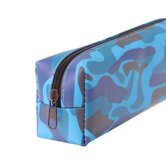 Пенал школьный на молнии "Милитари", МИКС