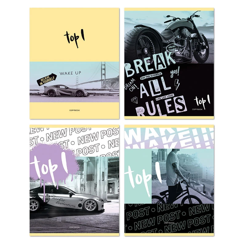 Тетрадь 96л., А5, линия BG "Top 1"