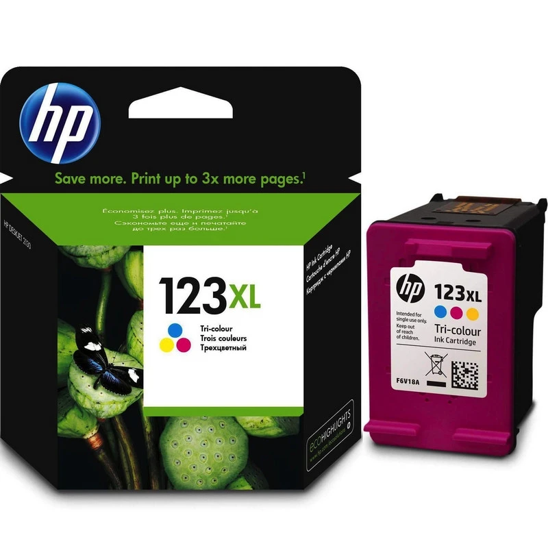 Картридж струйный HP 123 XL F6V18AE CMY пов.емк. для DJ 2130