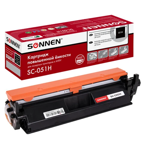 Картридж лазерный SONNEN (SC-051H) для CANON MF269dw/267dw/264dw, ресурс 4000