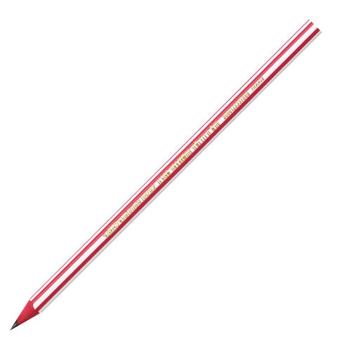 Карандаш чернографитный BIC, 1 шт., "Evolution Stripes", HB, корпус