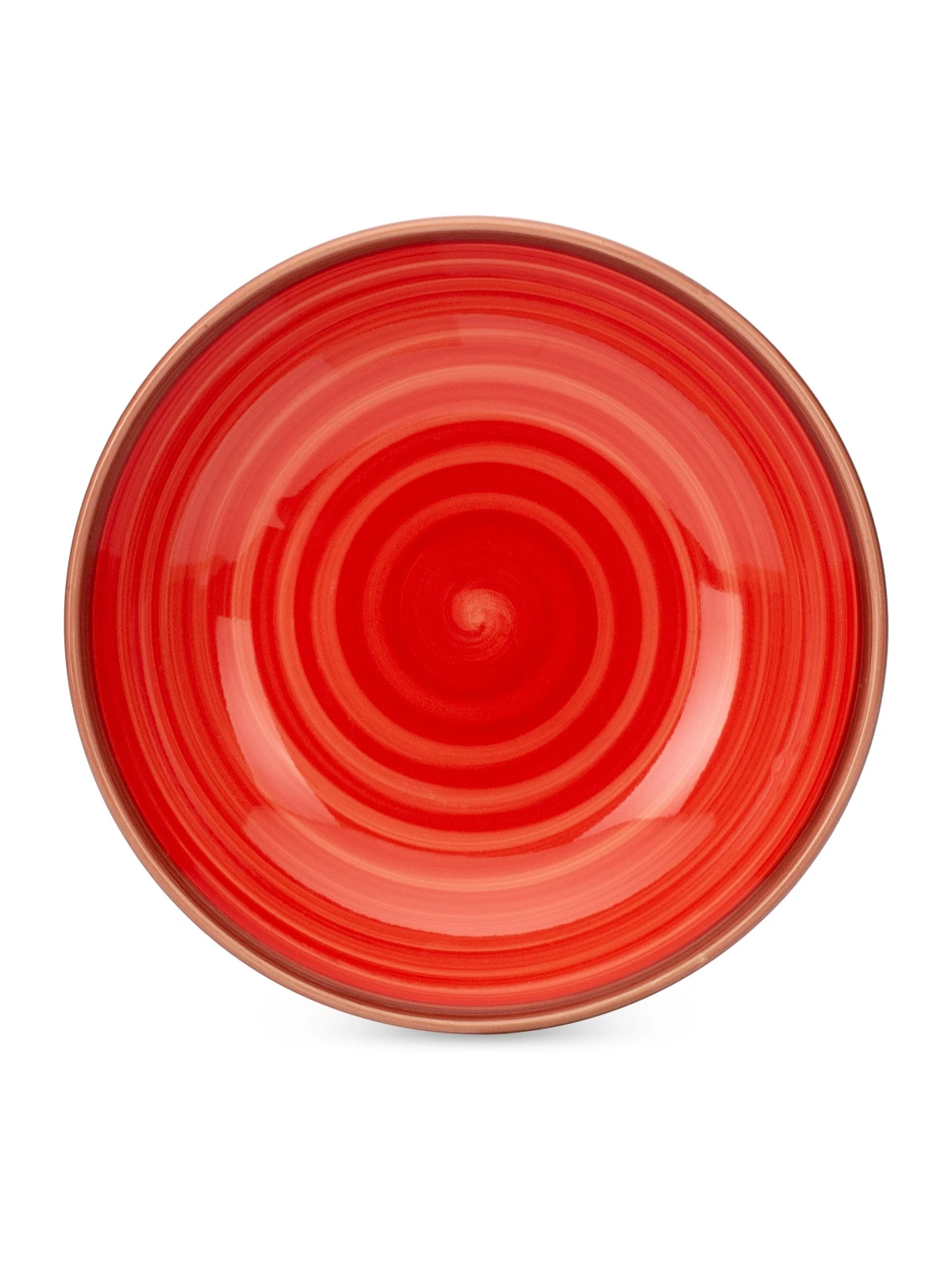Тарелка суповая WOOD RED 20см