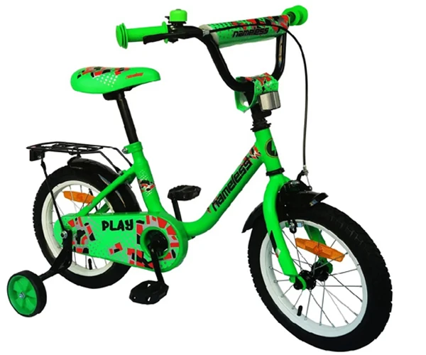 Велосипед 20" NAMELESS PLAY зеленый/черный