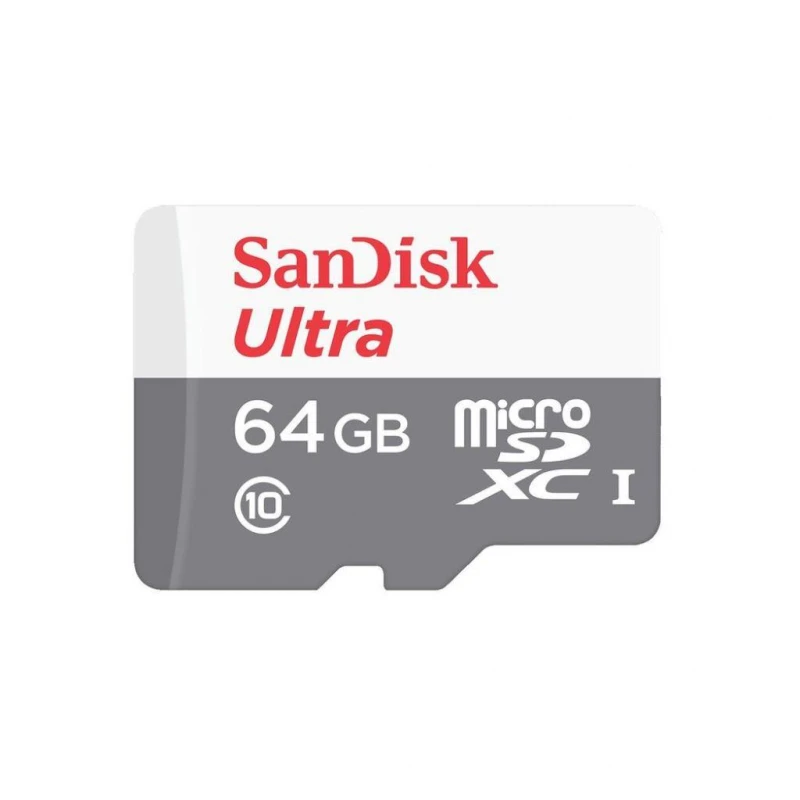 Карта памяти SanDisk Ultra microSDXC UHS-I Cl10 +ад, SDSQUNR-064G-GN3MA