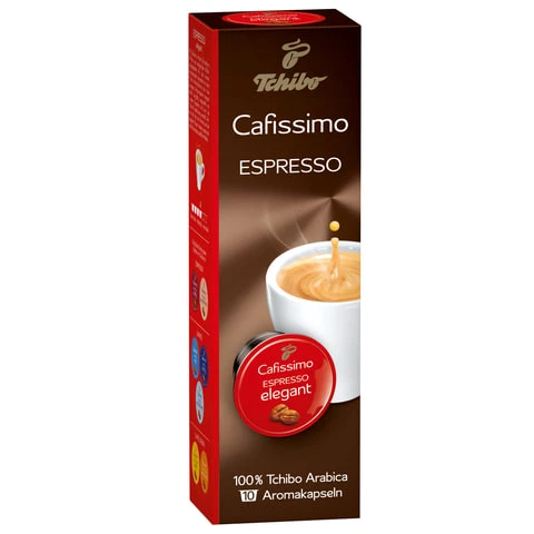 Капсулы для кофемашин Cafissimo TCHIBO Espresso Mailander Elegant, натуральный