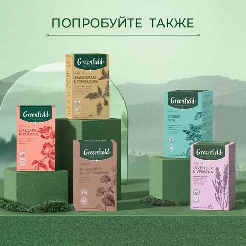 Чай GREENFIELD Natural Tisane "Matcha & Orange Leaf" зеленый, 20