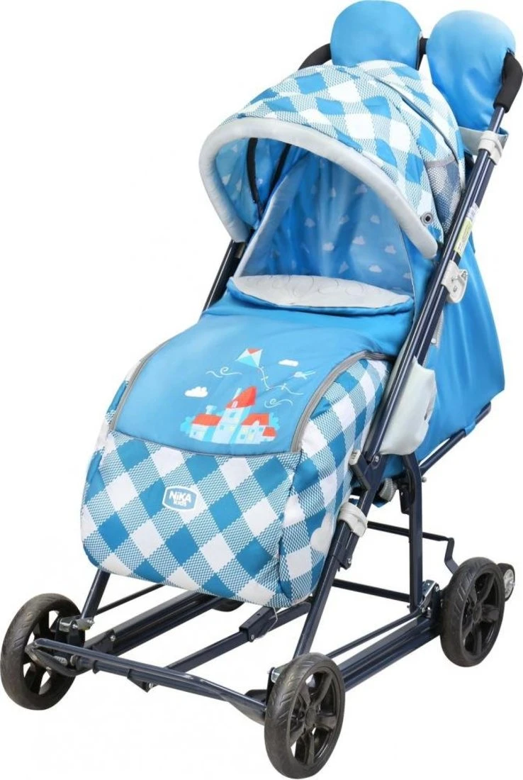Коляска комбинированная "Ника детям 8-2" (капри в клетку)